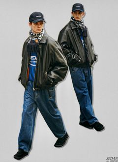 SEDAN ALL-PURPOSE セダンオールパーパス 23AW Synthetic Leather Sports Jacketスタイル