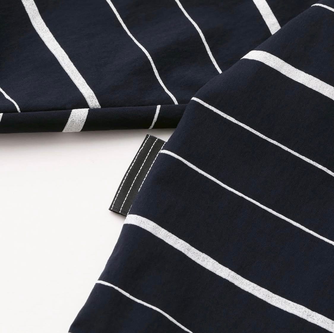 S.F.C 25FW エスエフシー SUPER BIG MIX STRIPE LS NYLON TEE (SFCFW25CS011)Navy☆10月25日(土)発売！
