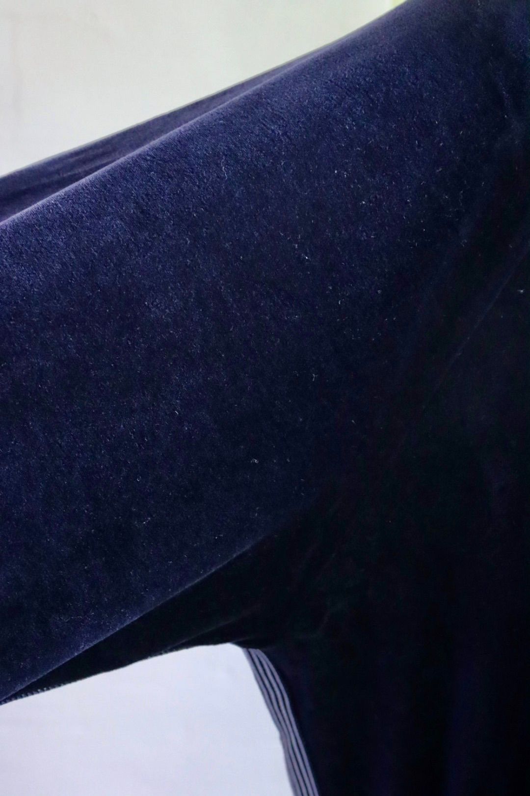S.F.C 23FW VELOUR TRACK JACKET(SFCFW23CS06)Navy