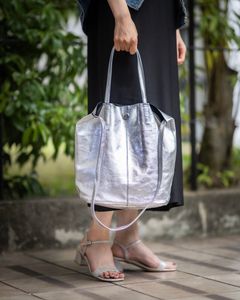 Morphee / モルフェトートバッグ 【SHORT】3WAY MIDIUM TOTE (MS-SIL) SILVER☆再入荷しました！