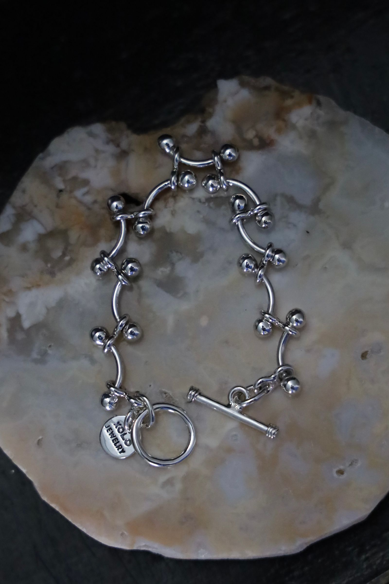 XOLO JEWELRY ショロジュエリー / Single DNA Link Bracelet(XOB086)SILVER925