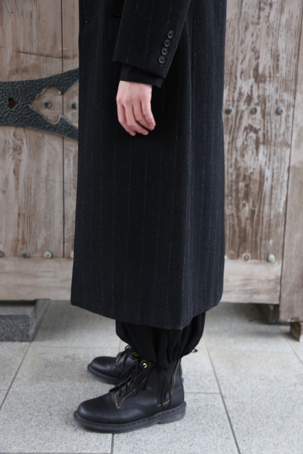 yohji yamamoto 21ss 新作「食べて...いい?」マチ付長袖PT style.2020.12.11.