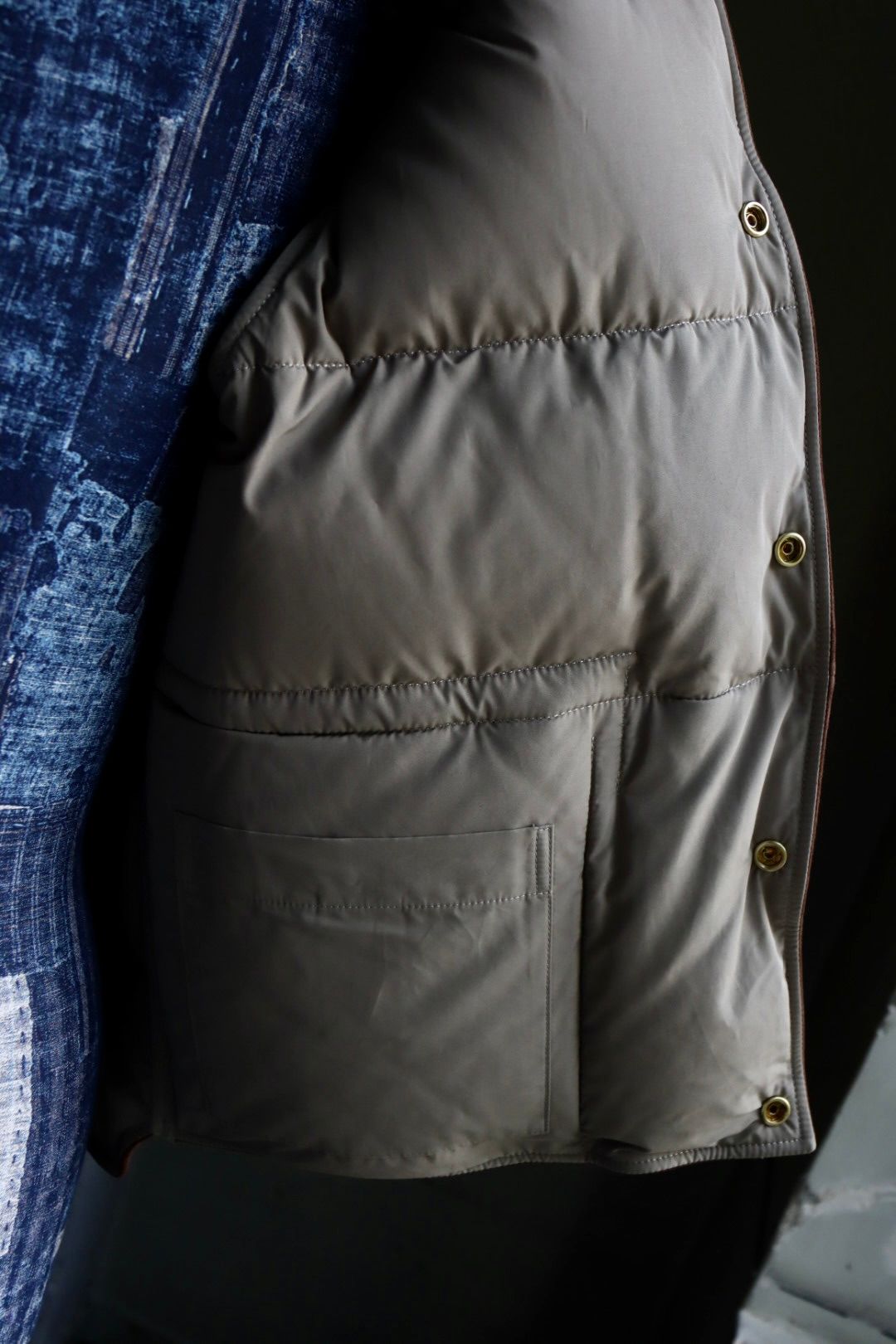 アプレッセ23AWダウンベストSuede Down Vest(23AAP-01-27H)BROWN