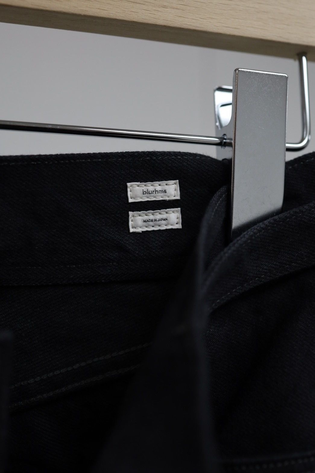 blurhms Women's 26SS 12.9oz Denim Bias Belted Pants(BHS26S012)SulfurBlack☆新作発売！