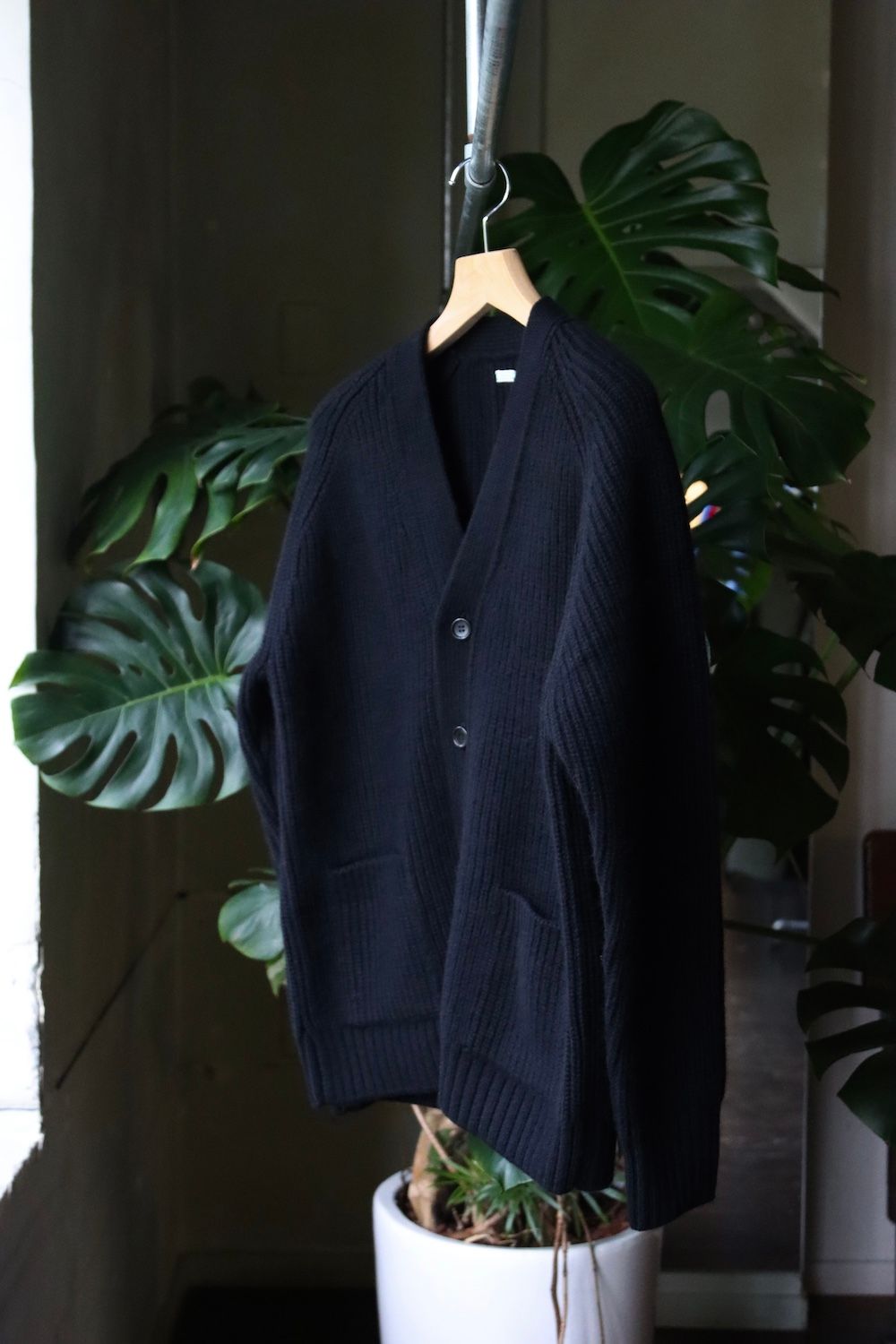 アプレッセ Fisherman Cardigan Sweater(21AAP-03-02M)BLACK - 2(M)