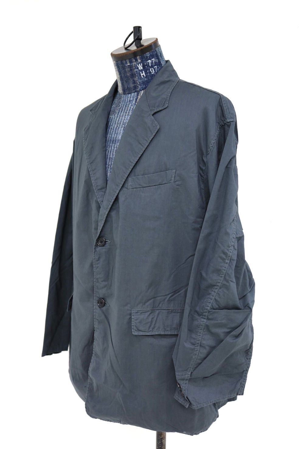 グラフペーパー 26SS Garment Dyed Typewriter Oversized Jacket(GU261-20099B)C.GRAY☆3月7日(土)発売！