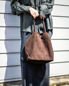 Morphee / モルフェトートバッグ 3WAY MIDIUM TOTE(LONG)SUEDE [DARK CHOCO]☆新作発売！