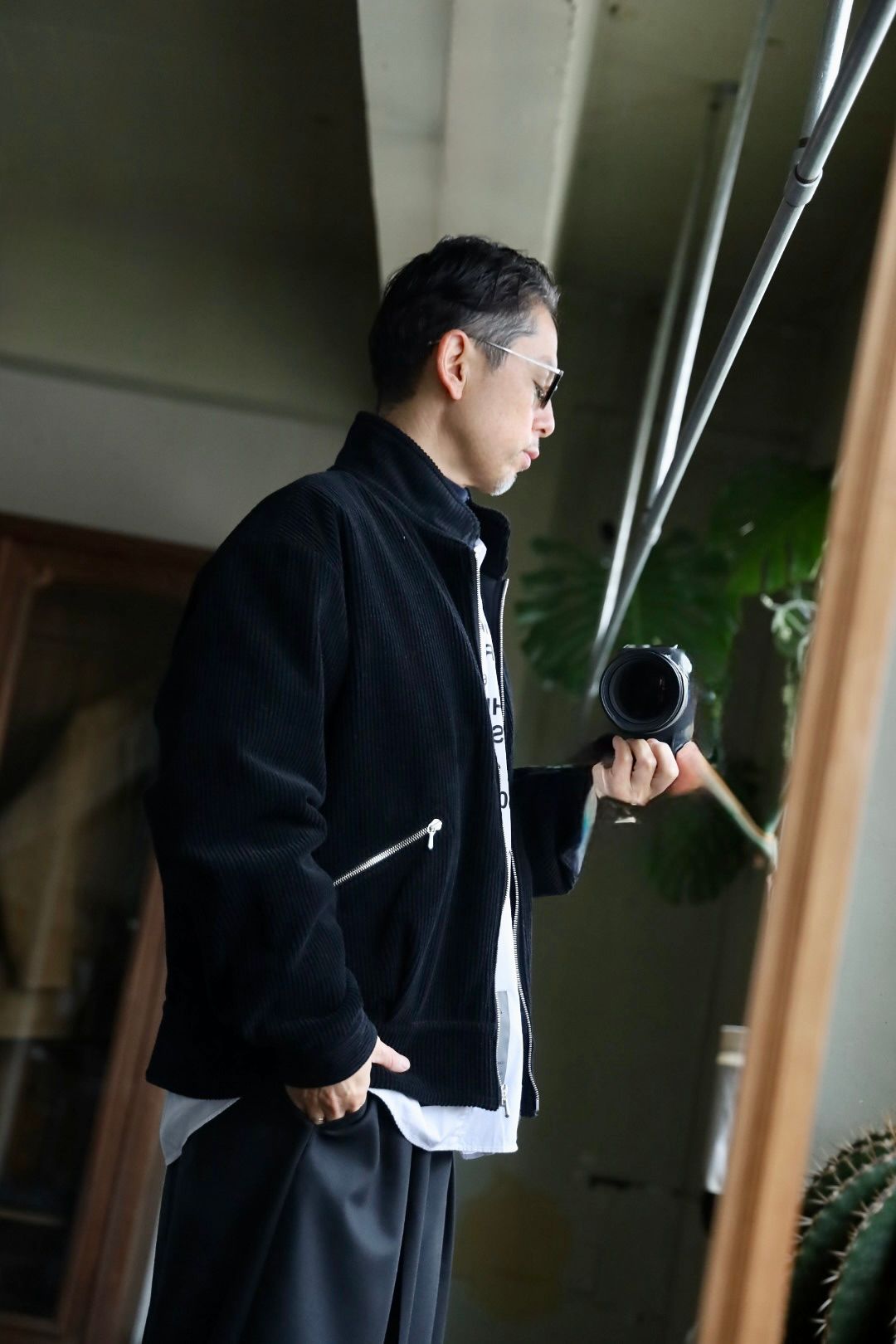 A.PRESSE Wool Corduroy Bomber Jacket 2025スタイル | 5930 | mark