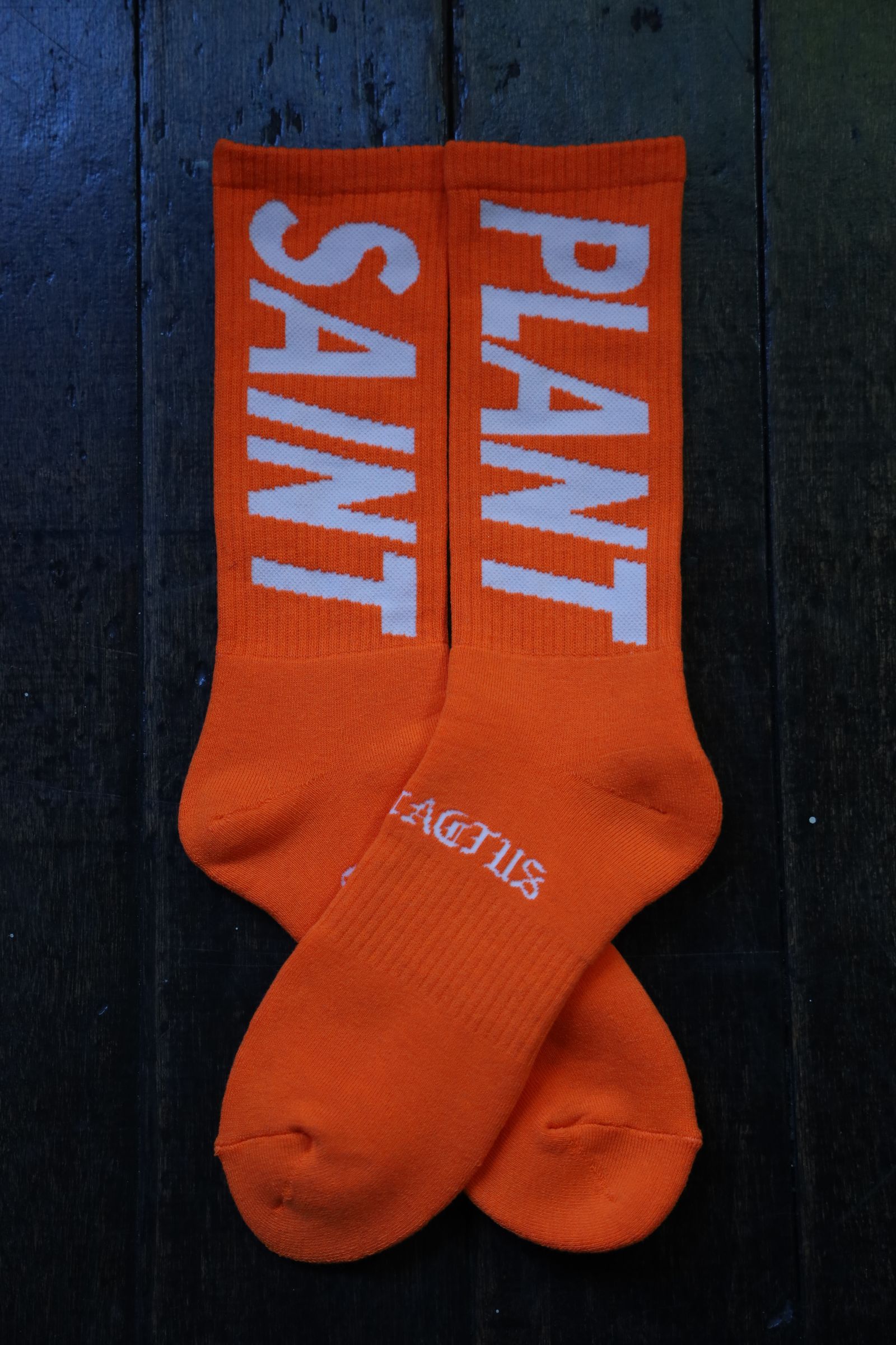 セントマイケル24AW SNT PLANT CP_SOCKS(SM-YS1-0000-C15)ORANGE