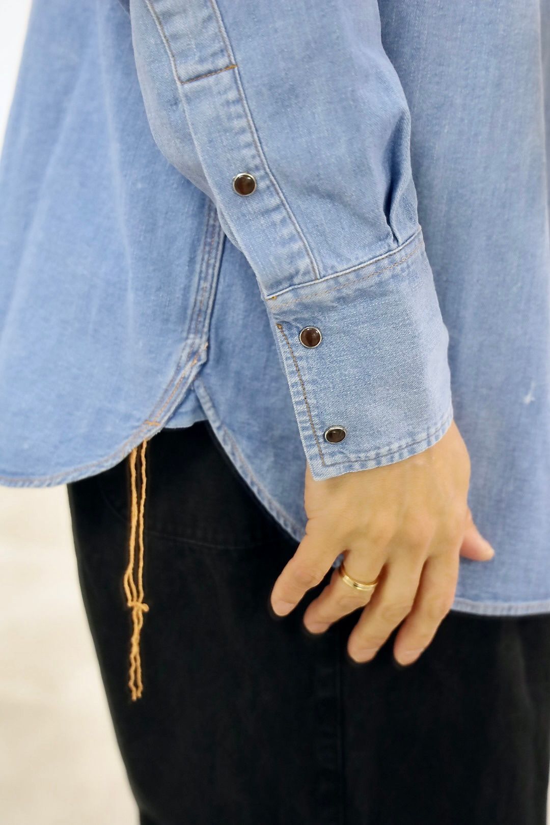 Gurank グランク 26SS デニムウエスタンシャツDenim western shirts (2614D)INDIGO★新作発売！