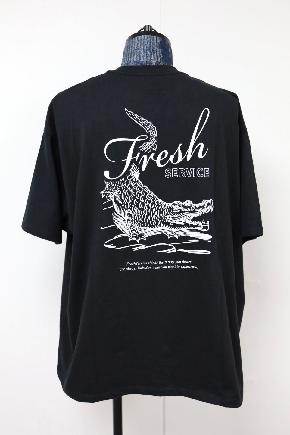フレッシュサービス CORPORATE PRINTED S/S TEE "CROC"(FSC263-70138)BLACK☆7月25日(土)新作発売！