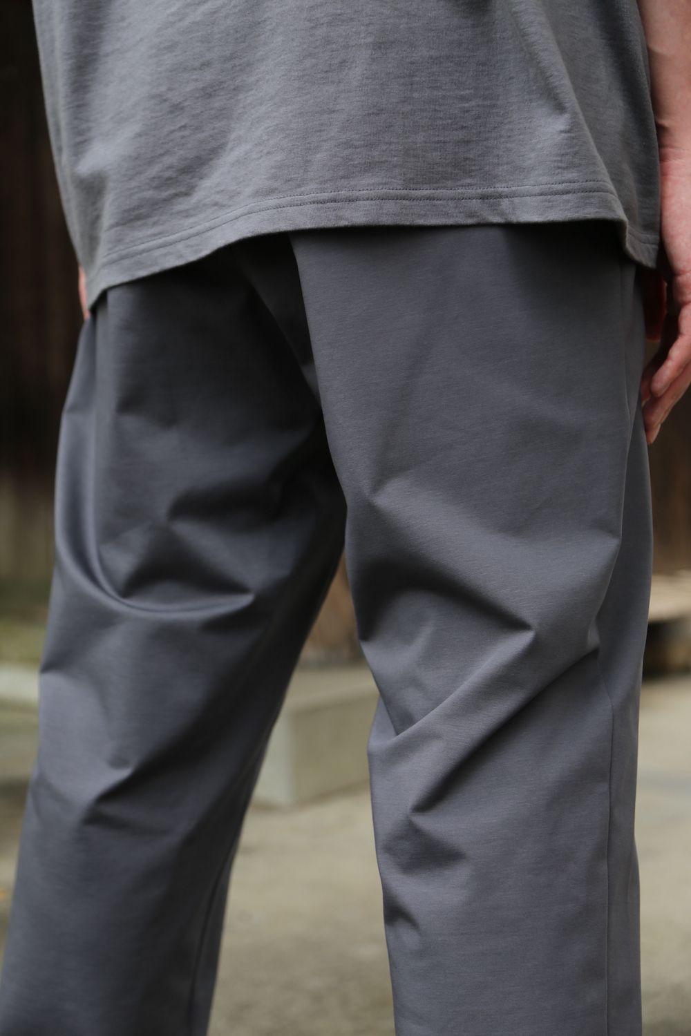 Graphpaper Compact Ponte Chef Pants(GM213-40042B) style