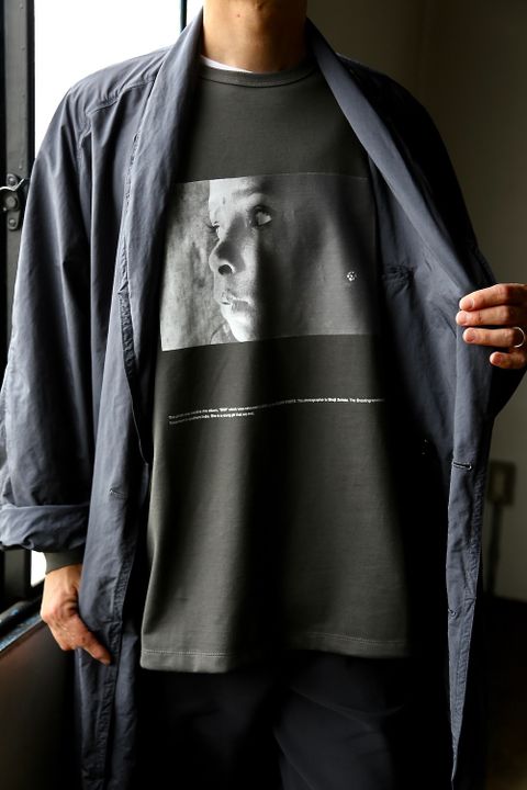 Graphpaper Poet Meets Dubwise for GP Jersey L/S Tee "SUN"GRAY style.2020.11.7.
