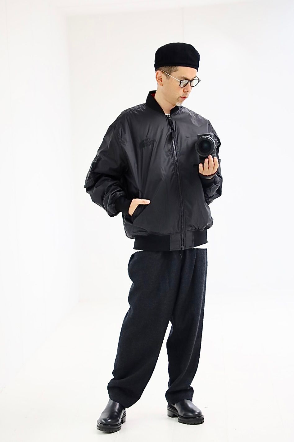eYe JUNYA WATANABE MAN アイジュンヤワタナベマン THE NORTH FACE コラボレーションボンバージャケットスタイル