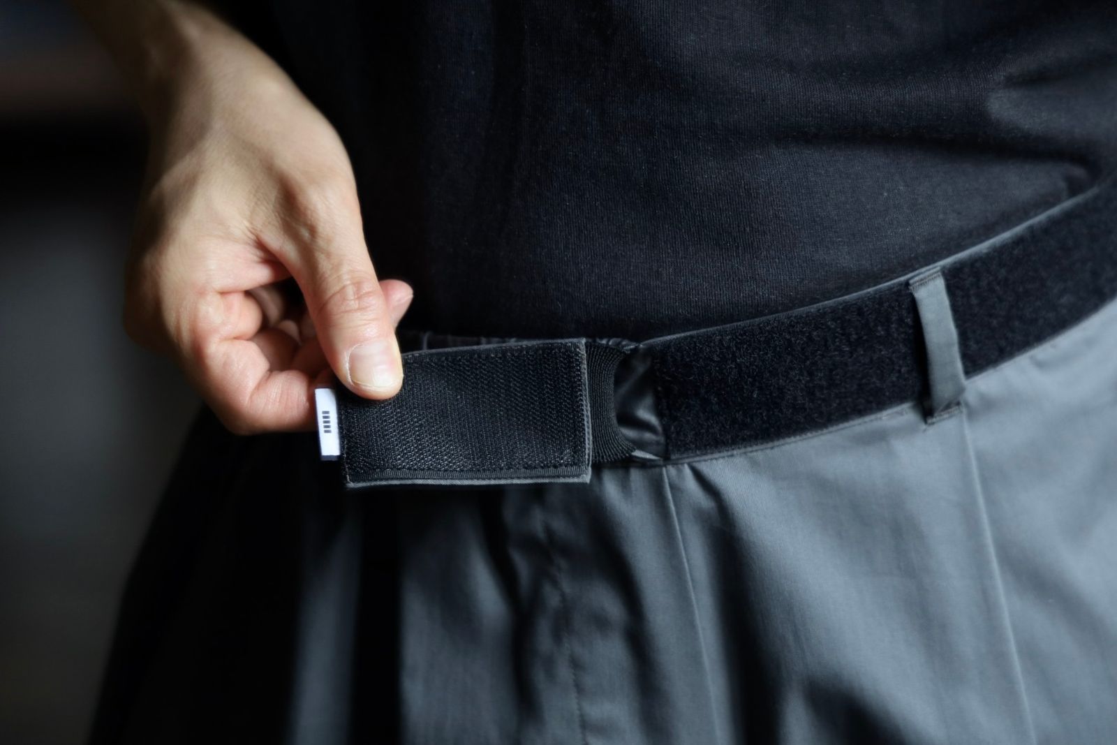 グラフペーパー24SS Solotex Twill Slim Waisted Chef Shorts(GM241-40299B)C.GRAY