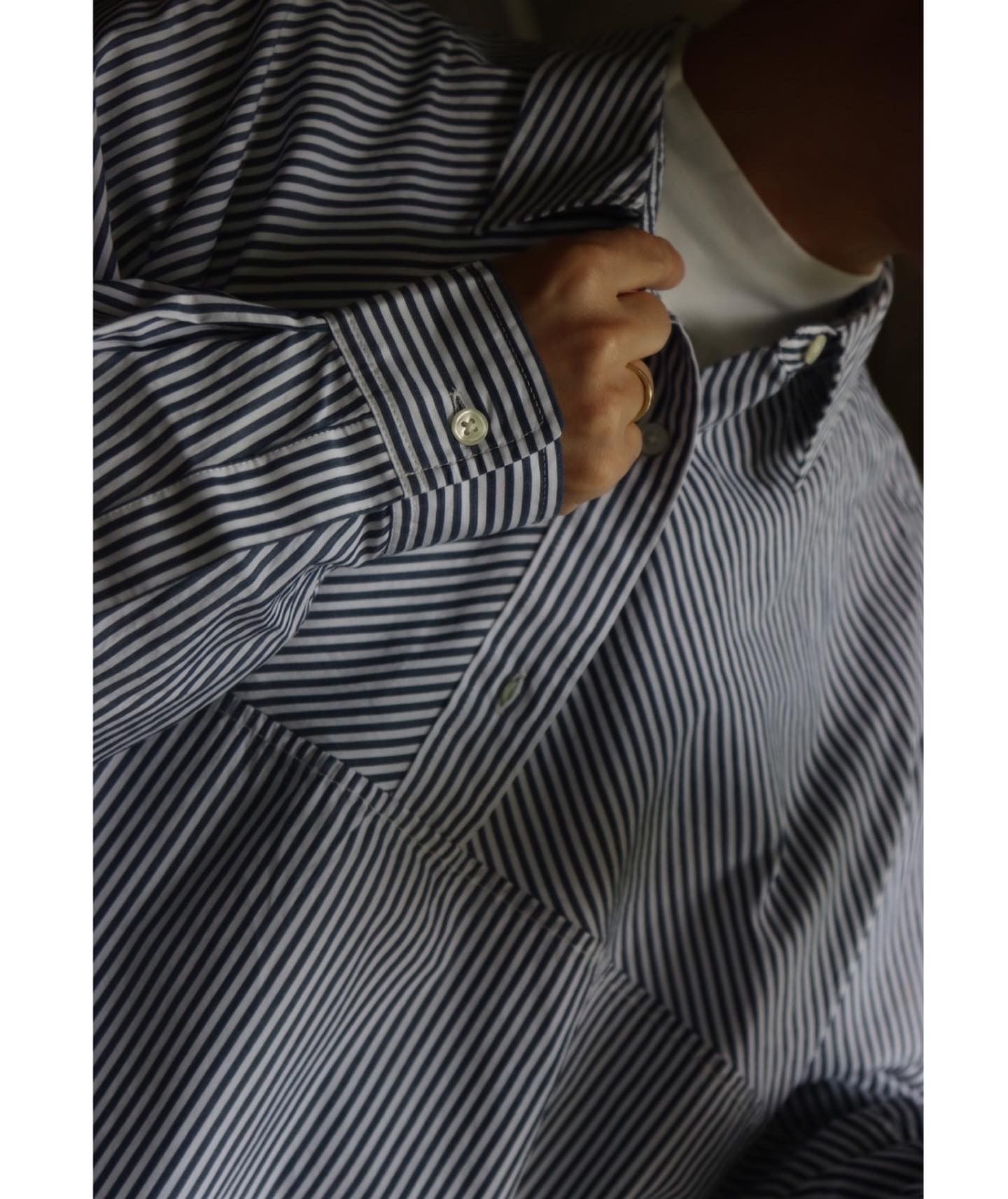 FreshService CORPORATE STRIPE ANORAK SHIRTスタイル | 2680 | mark
