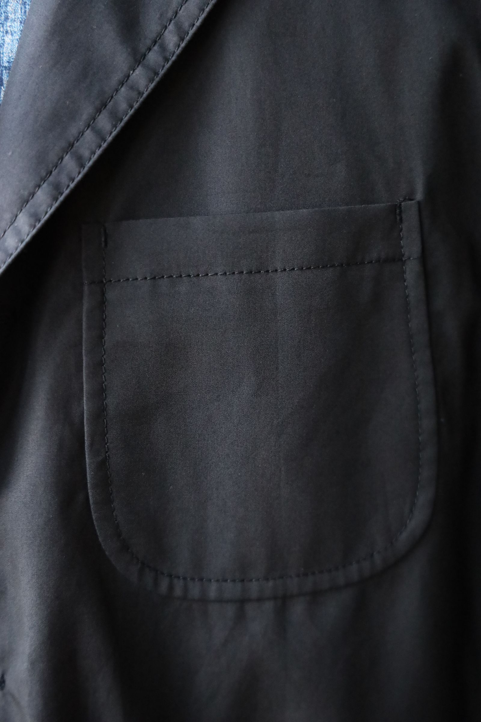 コムデギャルソンオム25SS 綿ブロード3Bジャケット(HO-J103-051)BLACK