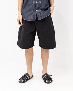コムデギャルソンオム26SS 綿オックスショートパンツ(HQ-P028-051)BLACK