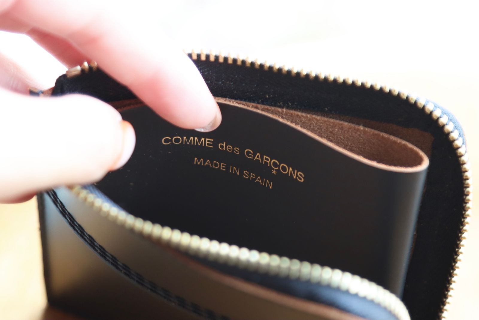 コムデギャルソン 財布 Triple Stitch Wallet mini(SA3100TS)Black☆7月10日発売！
