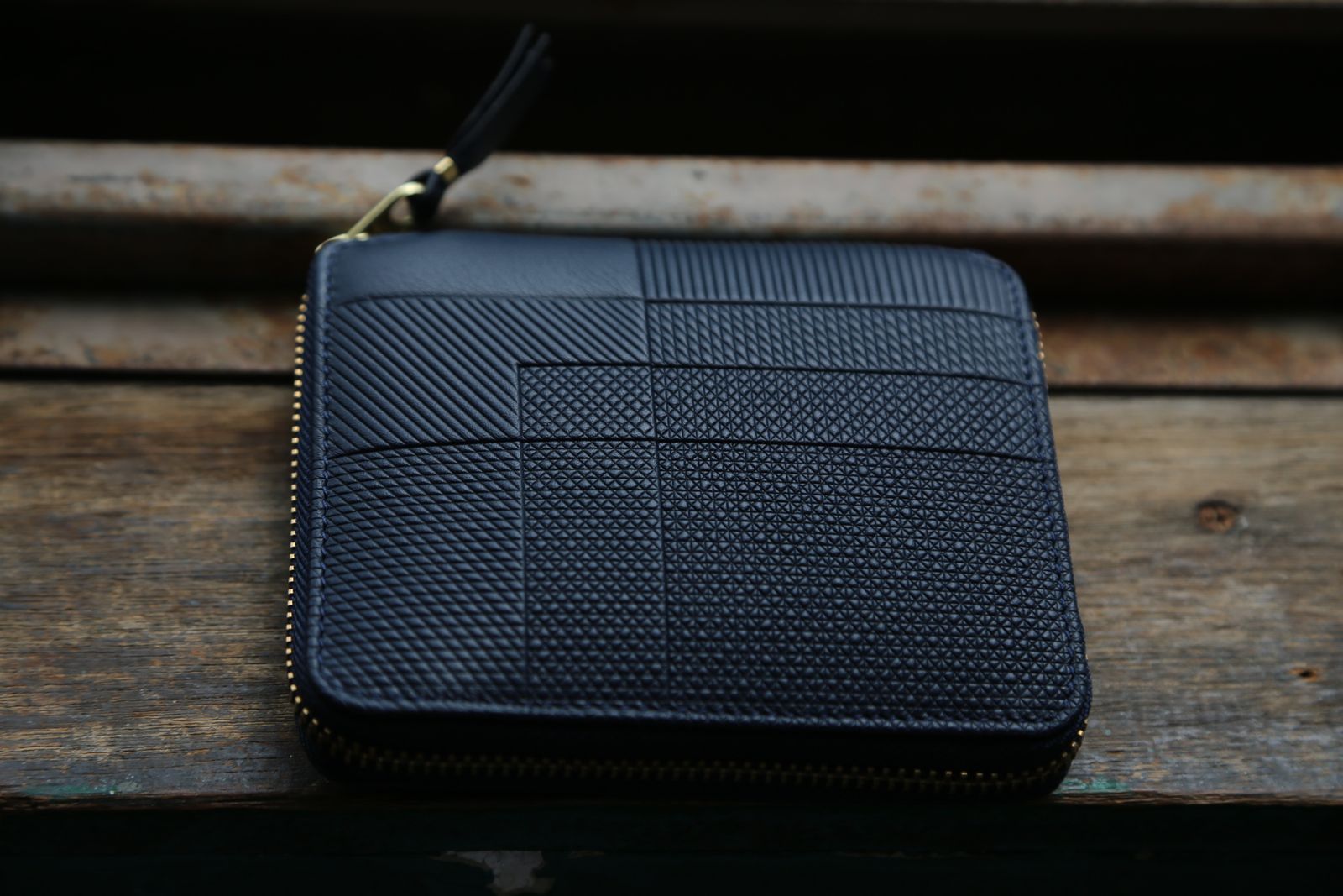 Wallet COMME des GARCONS - 二つ折りZIP財布 INTERSECTION