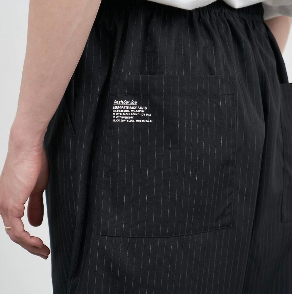 フレッシュサービス Corporate Easy Pantsピンストライプ - 通販