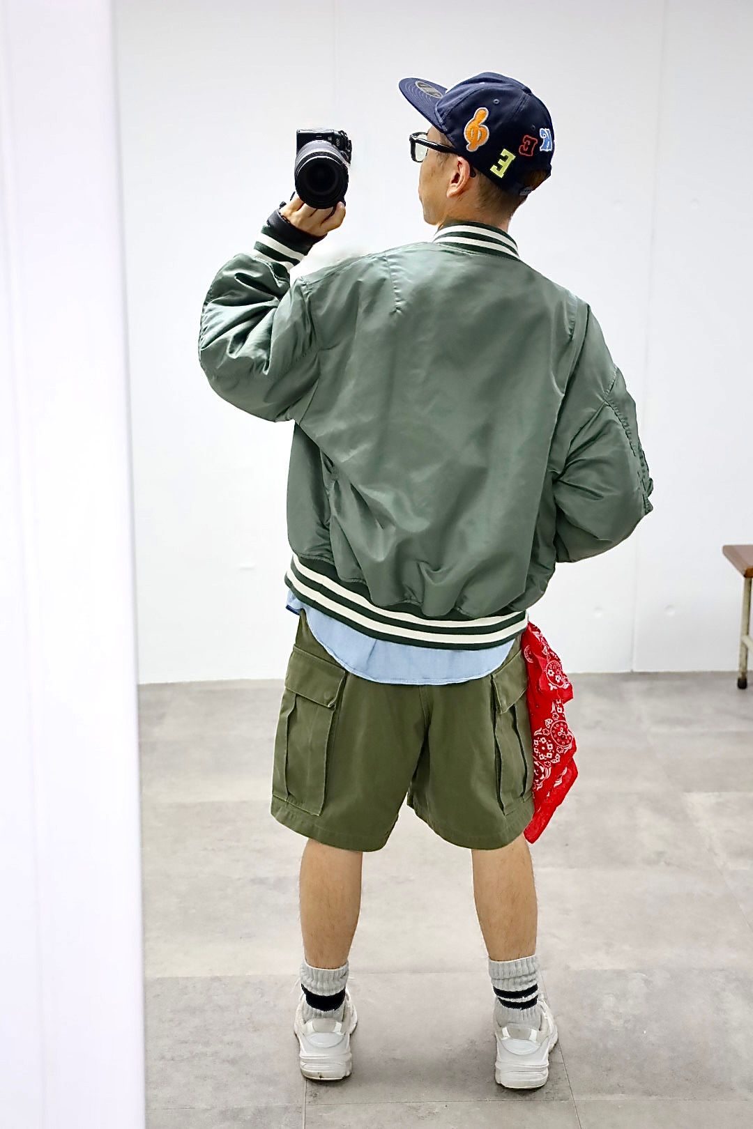 COMME des GARCONS HOMME 26FW リブライン入りナイロンツイルジャケットスタイル
