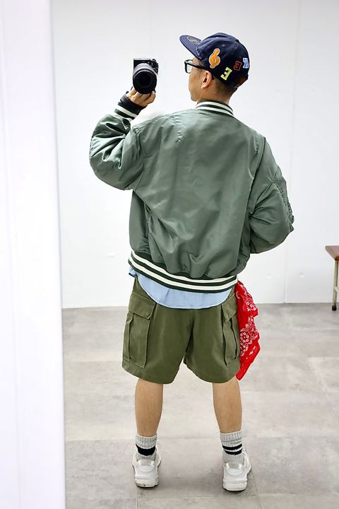 COMME des GARCONS HOMME 26FW リブライン入りナイロンツイルジャケットスタイル