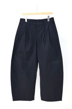 コムデギャルソンオム26SS 綿先染強撚サージパンツ(HQ-P007-051)BLACK☆2月6日(金)発売！