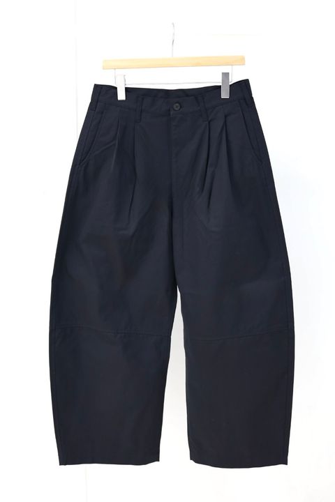 コムデギャルソンオム26SS 綿先染強撚サージパンツ(HQ-P007-051)BLACK☆2月6日(金)発売！