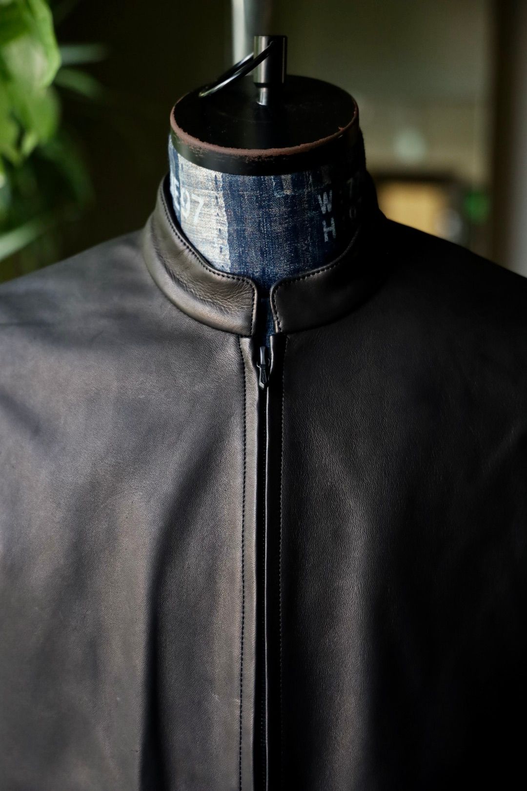 blurhms 25FW Lamb Leather Zip Short Jacket(BHS25F001)black☆8月29日(金)新作発売！