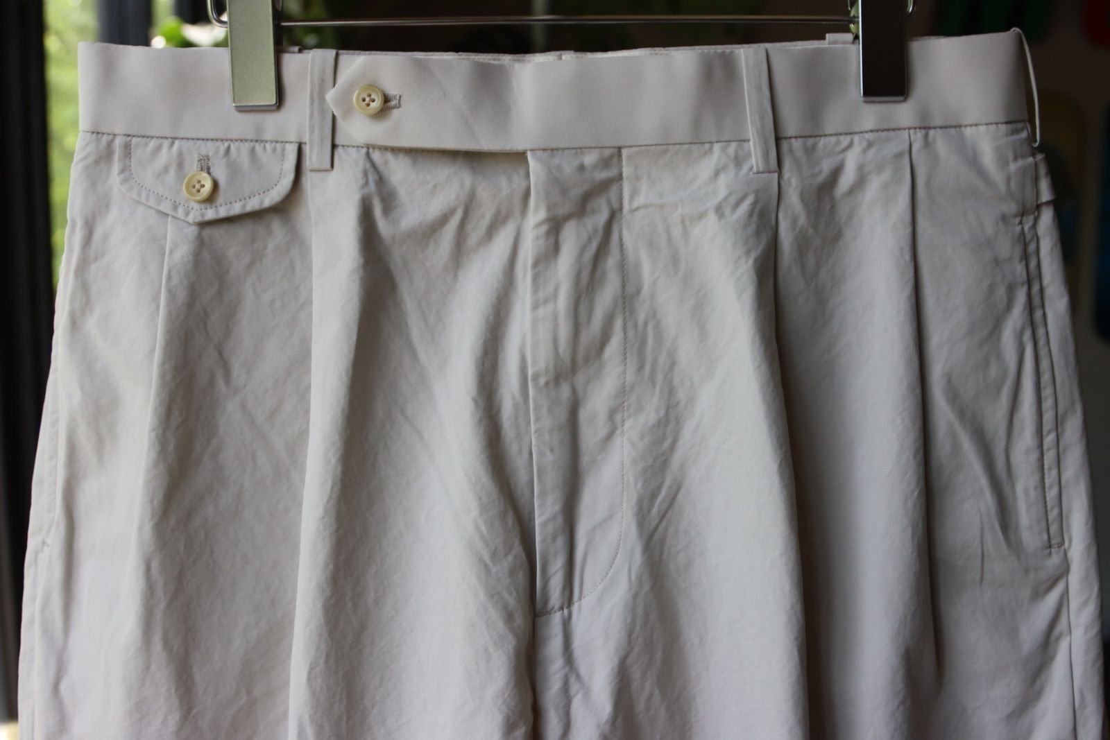 アプレッセショーツHigh Density Weather Cloth Shorts (23SAP-04-04H)ECRU