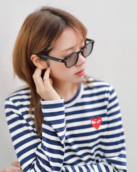 プレイ コムデギャルソン 新作Striped T-Shirt style.2023.3.19