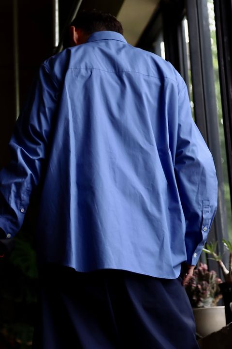 ATON 22FW STANDARD SHIRT"SAX"スタイル.2022.6.18.