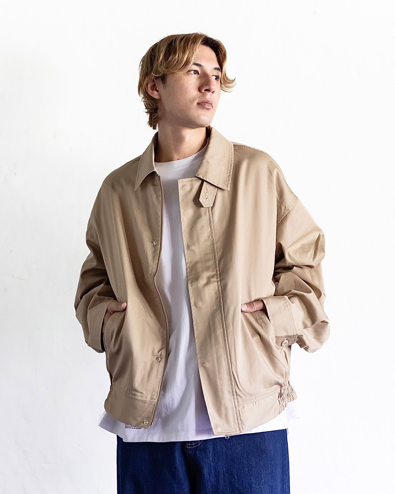 FreshService - フレッシュサービス CORPORATE BLOUSON (FSC243-30037B)BEIGE | mark