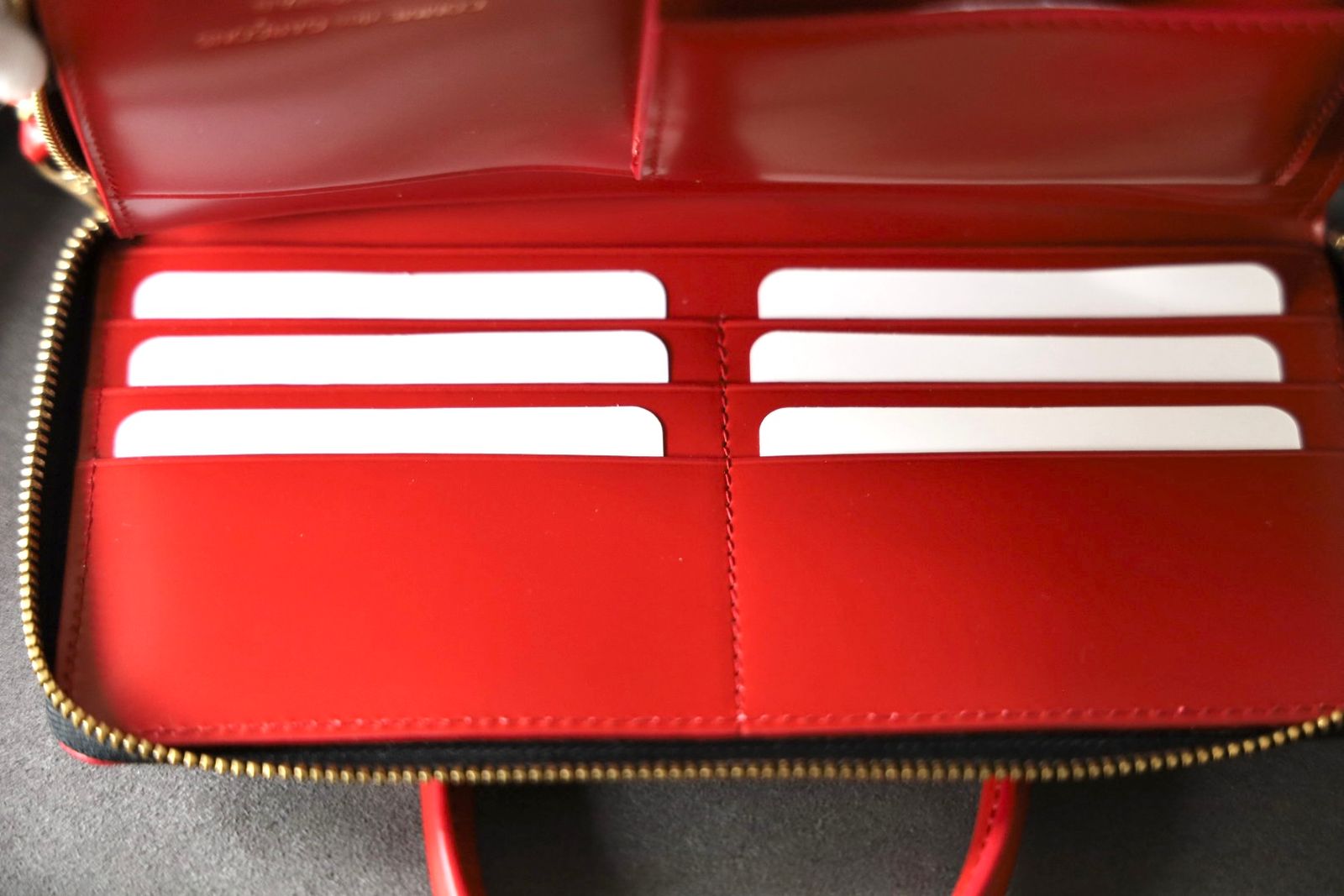 コムデギャルソン 財布 HANDELS BIFOLD ZIP LONG WALLET (8Z-U110-051)RED☆9月27日発売！