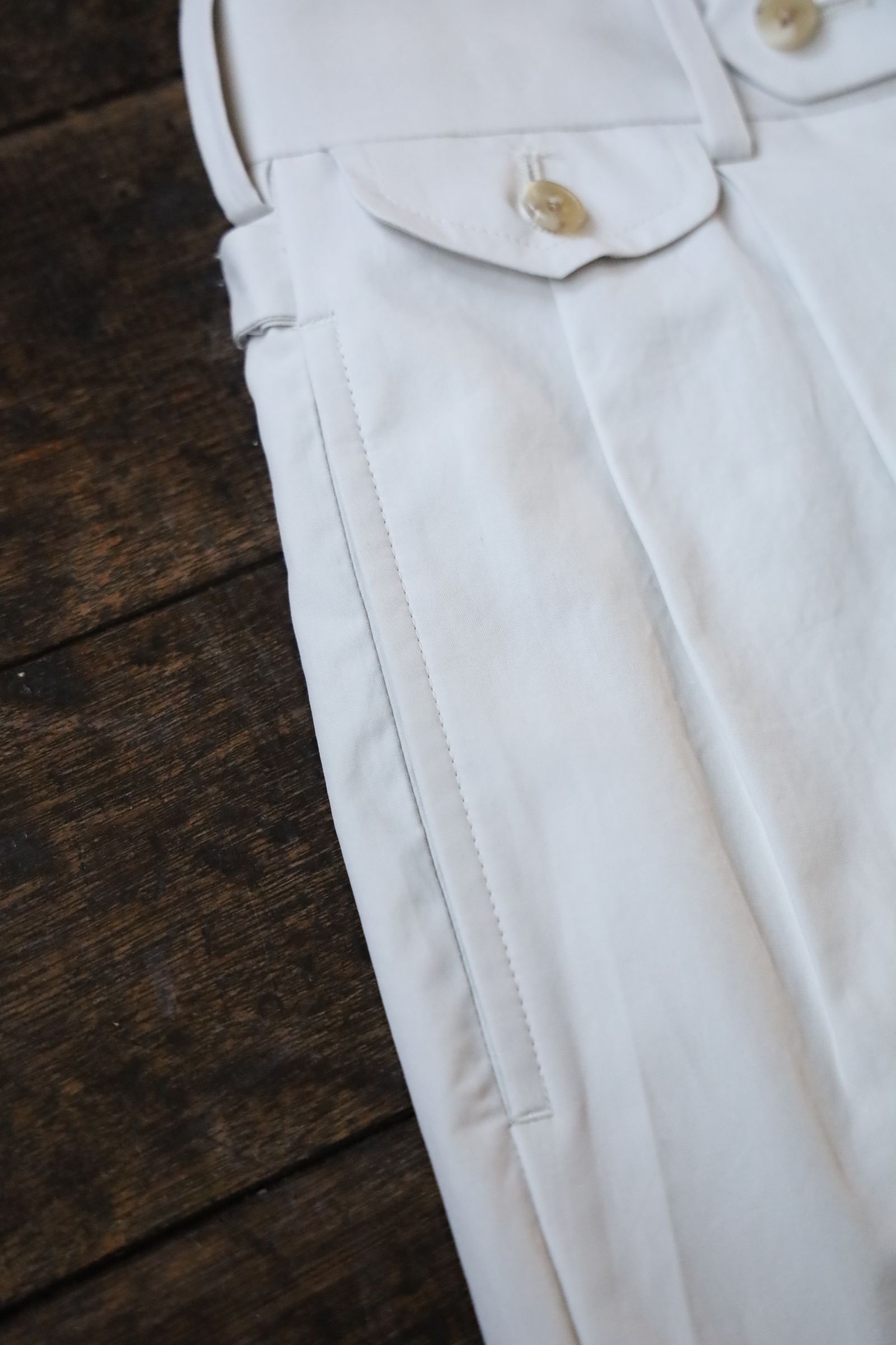 アプレッセ 25SS High Density Weather Cloth Trousers(25SAP-04-15H)ECRU☆4月26日(土)発売！