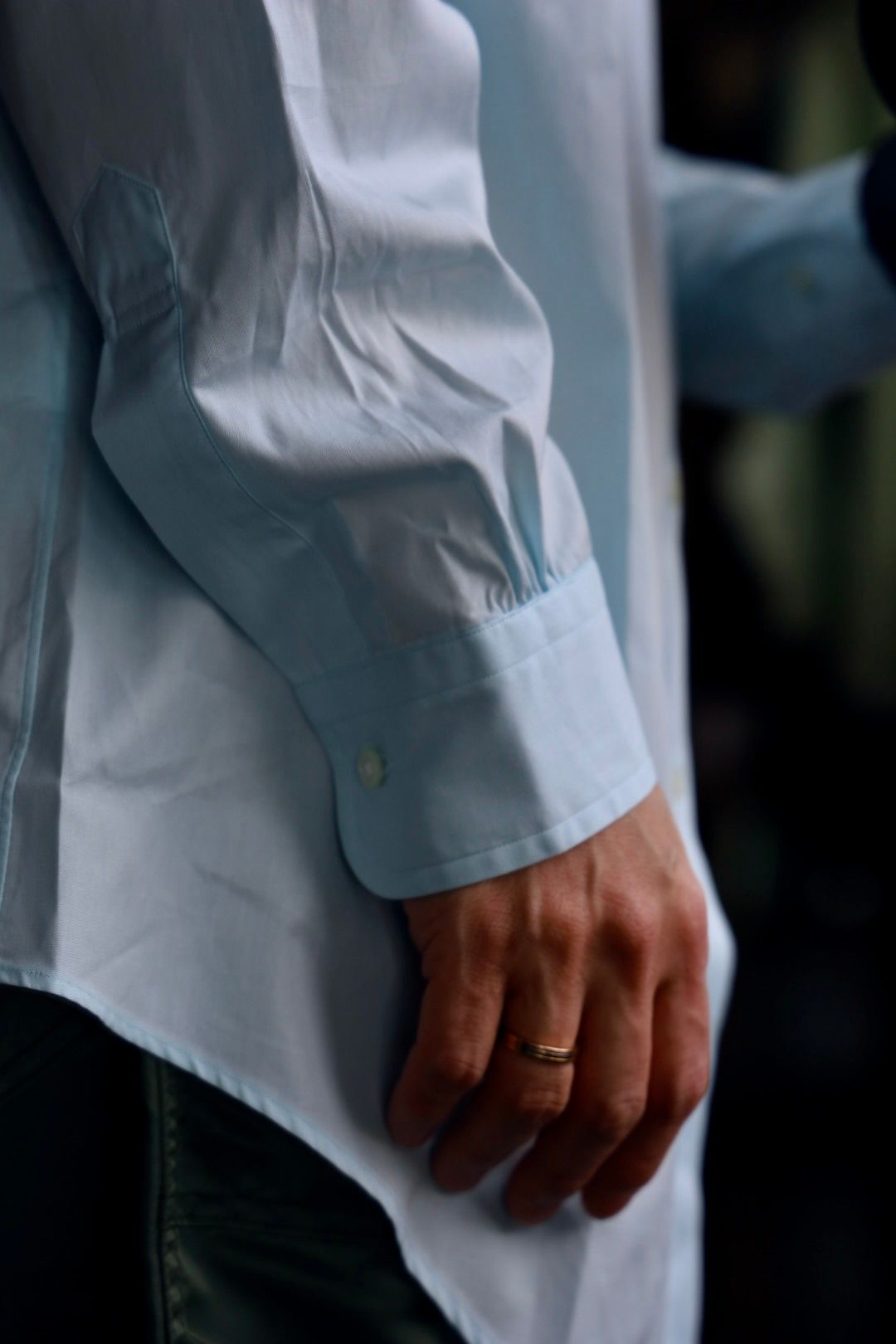 ファウンダ 25SS REGULAR COLLAR SHIRT(015FD251014)SAX