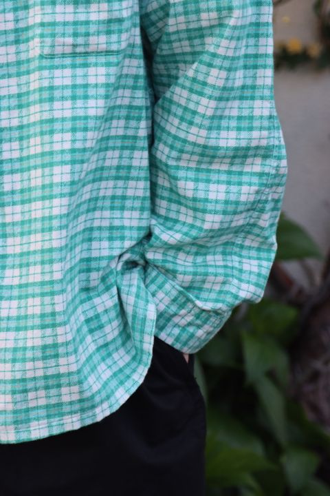 ©SAINT Mxxxxxx CHECK PJ SHIRT(SM-S22-0000-045) style.2022.5.2