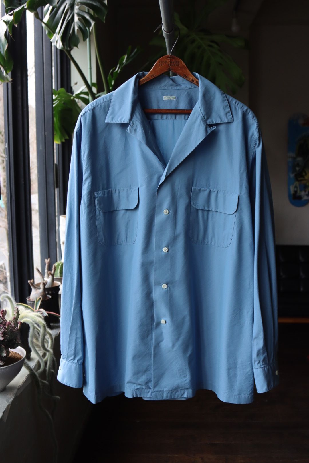 A.PRESSE - アプレッセ23SSシャツ Open Collar Shirt(23SAP-02-05M)INDIGO☆3月25日(土)発売！ |  mark