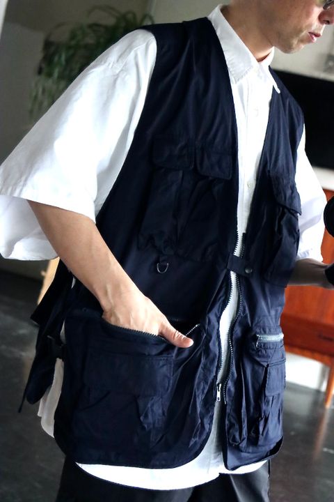 FreshService 22SS TYPEWRITER TACTICAL VEST"NAVY"style.2022.3.12.