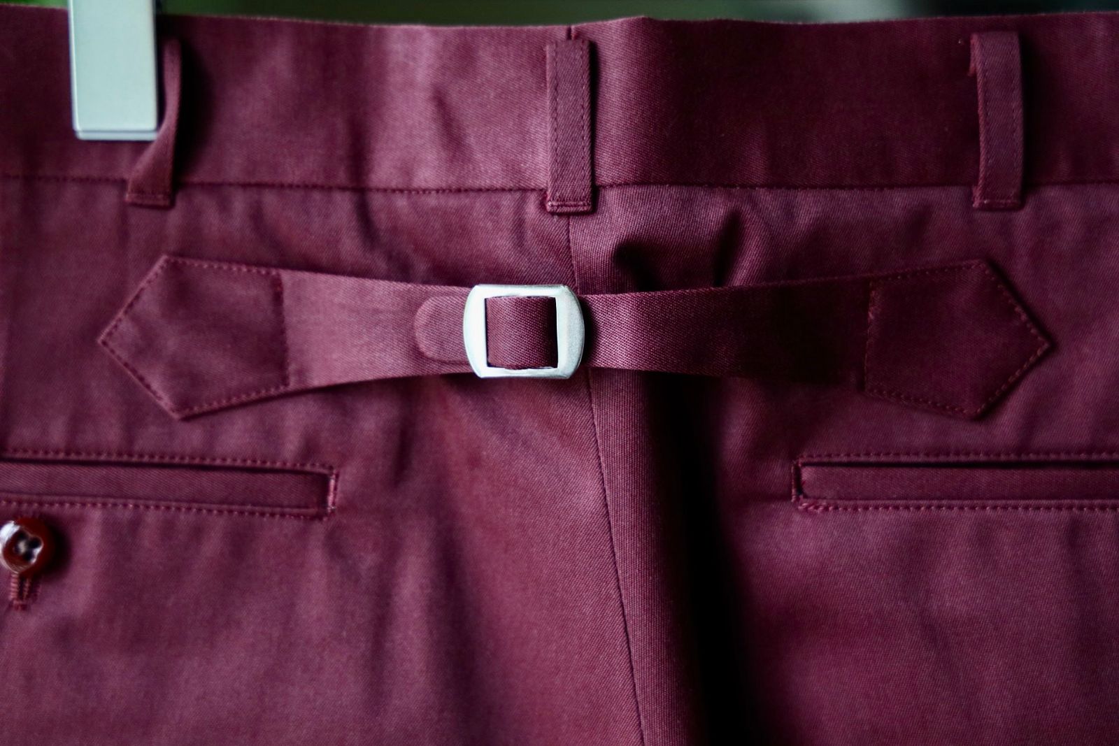 ファウンダ 25AW TWILL PANTS(015FD252006)BORDEAUX