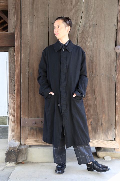 COMME des GARCONS HOMME ウールサージ縮絨コートスタイル.2020.11.1.