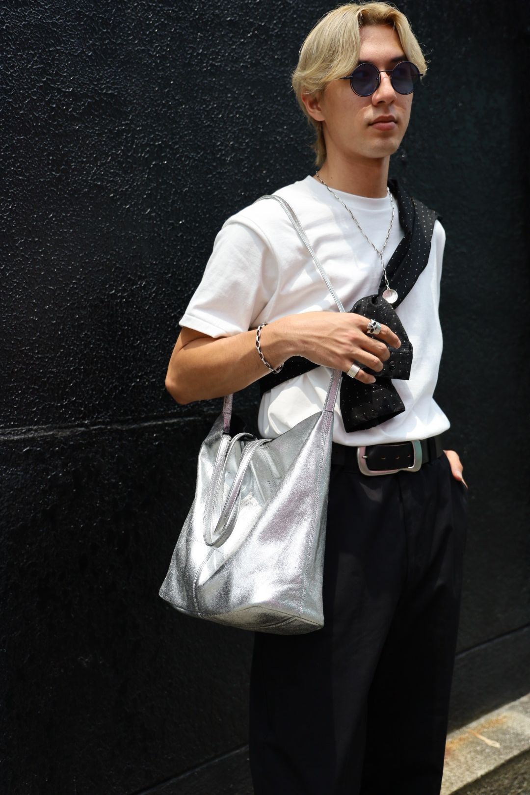 Morphee / モルフェトートバッグ 3WAY MIDIUM TOTE(SHORT) SILVER☆再入荷しました！