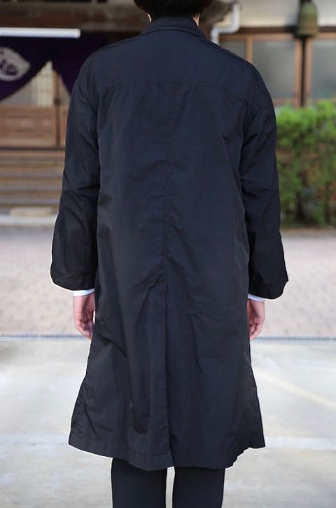 Graphpaper Garment Dyed Shop Coat"BLACK"style.9.22.