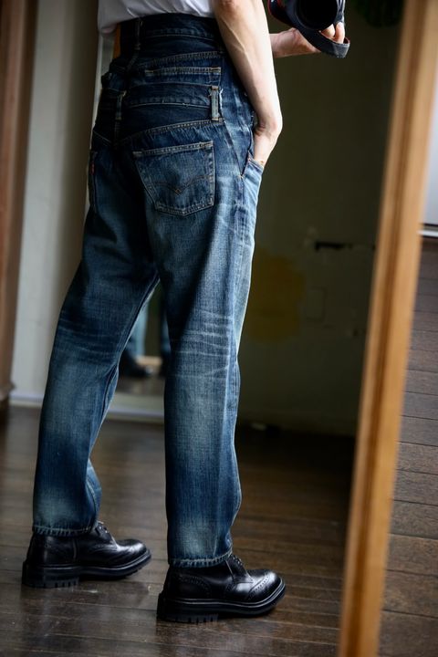 JUNYA WATANABE MAN ダブルウエストLevi's Wネームデニムスタイル.2025.5.7.
