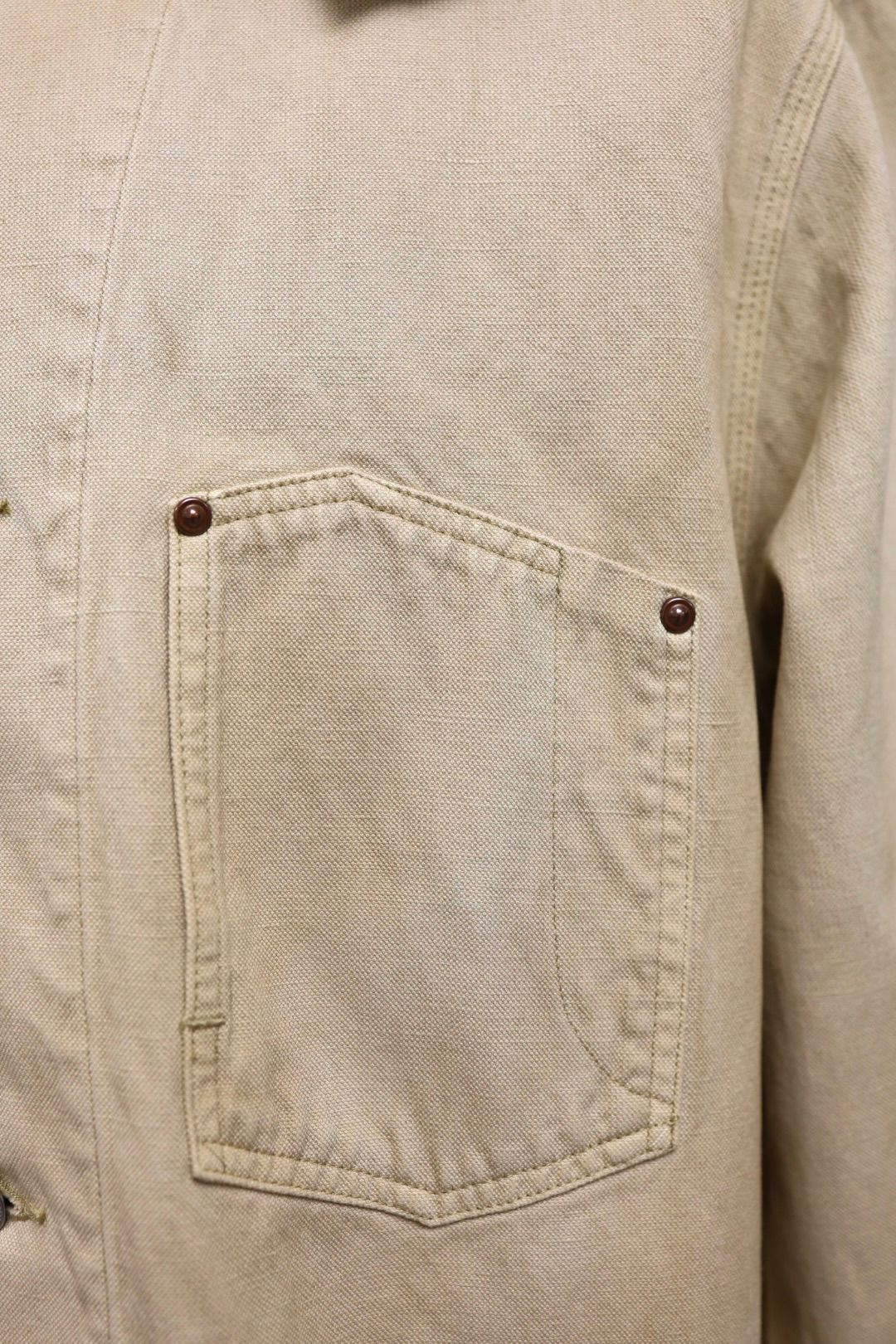 アプレッセ 2026 STYLE1 Vintage Silk Hemp Coverall Jacket (26SAP-01-17)BEIGE☆1月24日(土)発売！
