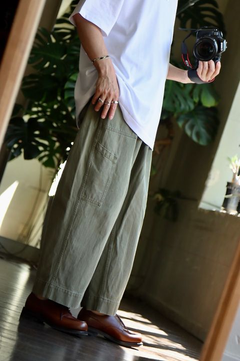 ATON エイトン 22FW SUVIN 60/2 OVERSIZED S/S T-SHIRT WHITEスタイル.2022.6.28.