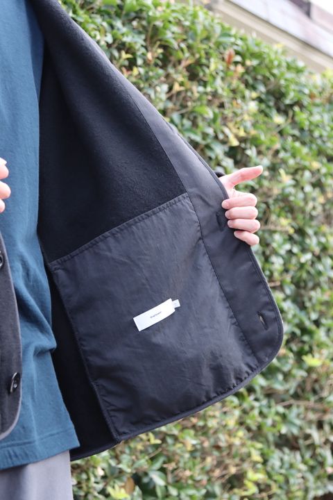 Graphpaper Wool Boa Liner Blouson(GM213-70207) style. 2021.10.20.