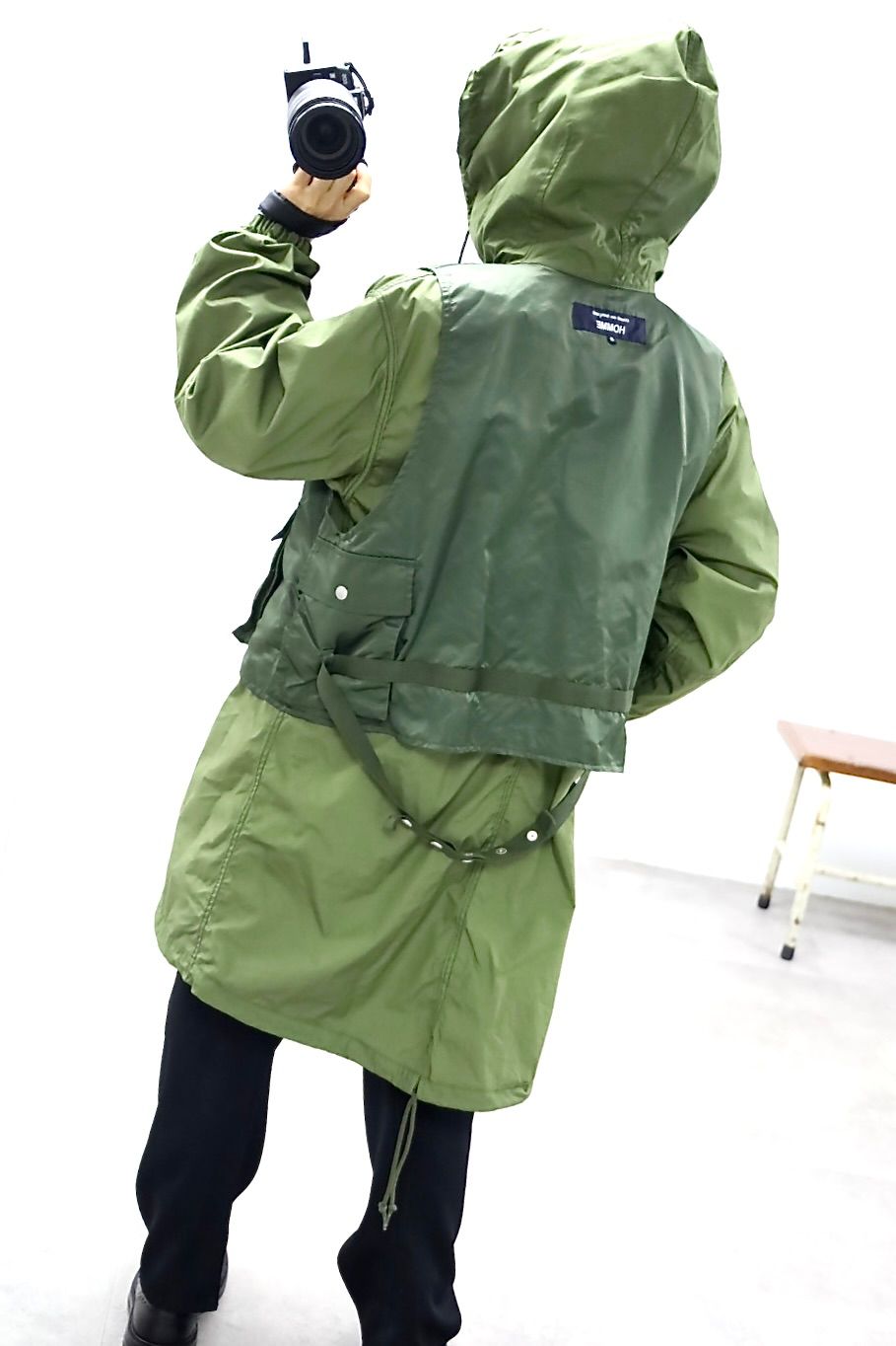 COMME des GARCONS HOMME 26FW リバーシブルモッズコートスタイル