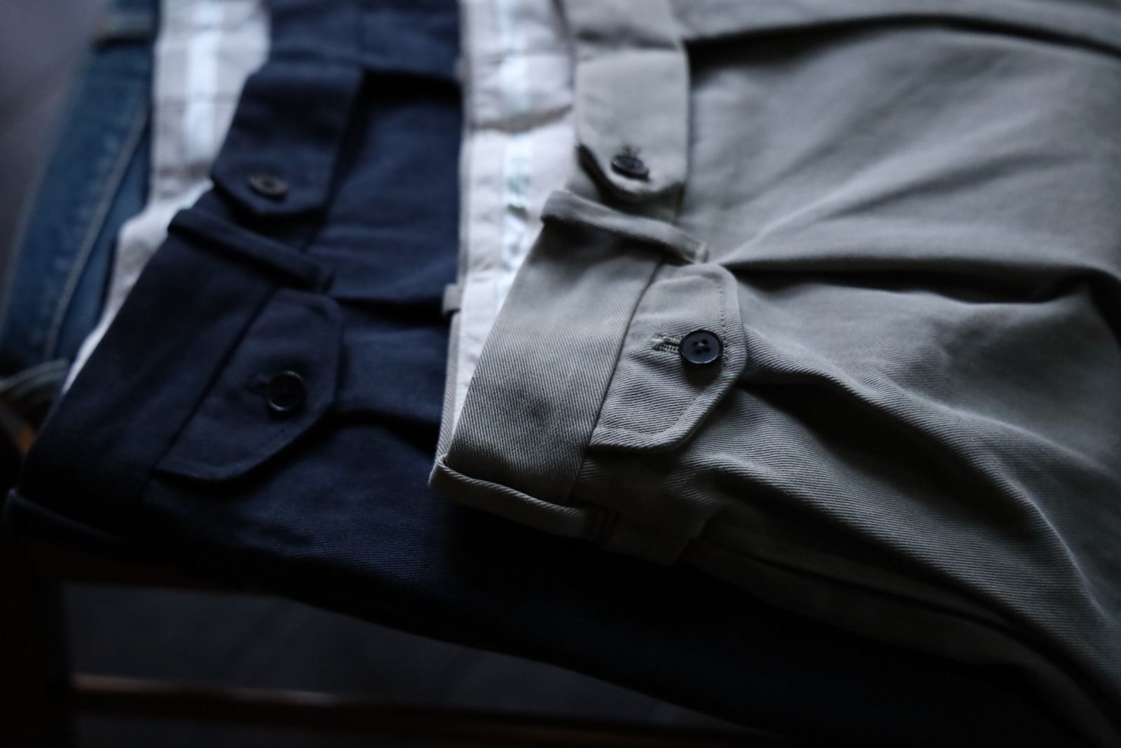 アプレッセ　チノ　トラウザーズ　タイプ2 ネイビー A.PRESSE - アプレッセ23SSチノ Chino Trousers (23SAP-04-15H